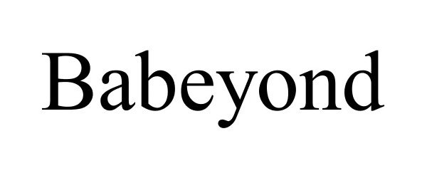 Trademark Logo BABEYOND