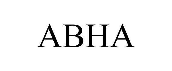 Trademark Logo ABHA