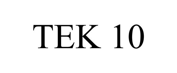  TEK 10