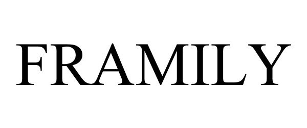 Trademark Logo FRAMILY