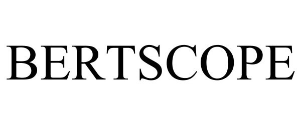 Trademark Logo BERTSCOPE