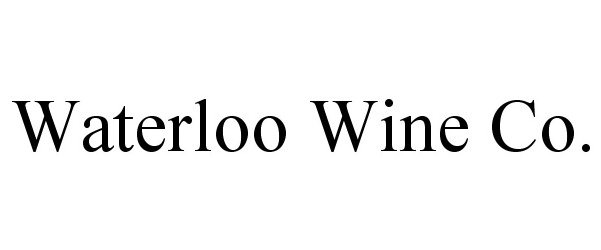  WATERLOO WINE CO.