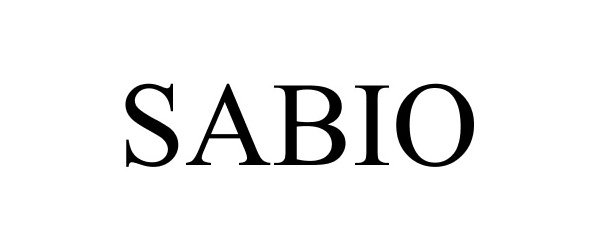 Trademark Logo SABIO