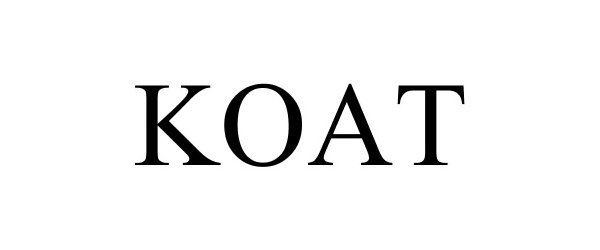 Trademark Logo KOAT