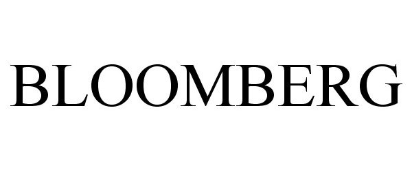 Trademark Logo BLOOMBERG