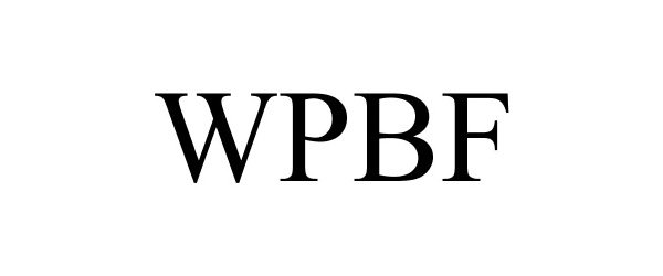 Trademark Logo WPBF