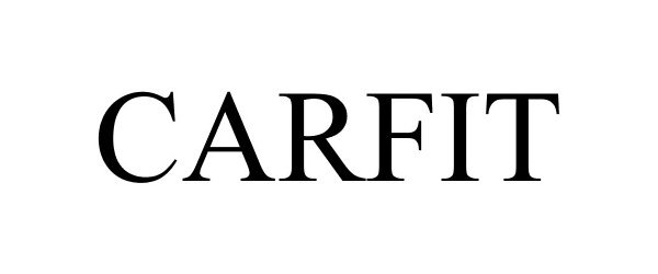 Trademark Logo CARFIT