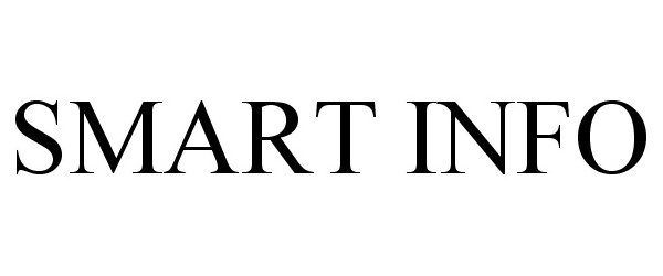 Trademark Logo SMART INFO