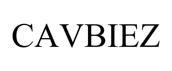 Trademark Logo CAVBIEZ