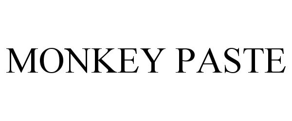 Trademark Logo MONKEY PASTE