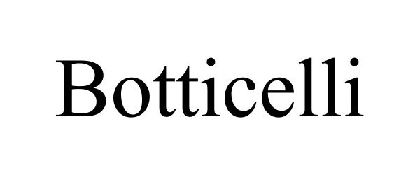 Trademark Logo BOTTICELLI