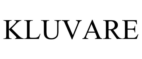 Trademark Logo KLUVARE
