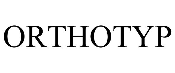  ORTHOTYP