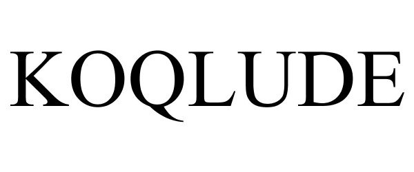 Trademark Logo KOQLUDE
