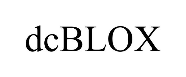 Trademark Logo DCBLOX
