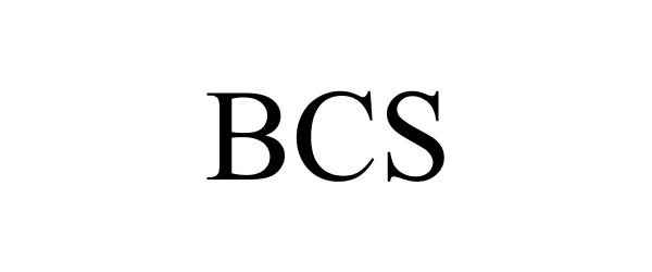 Trademark Logo BCS