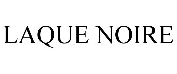 Trademark Logo LAQUE NOIRE