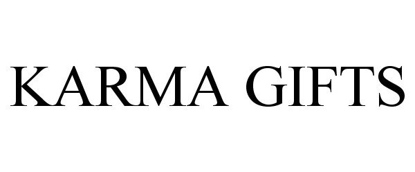 Trademark Logo KARMA GIFTS