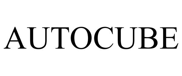 Trademark Logo AUTOCUBE