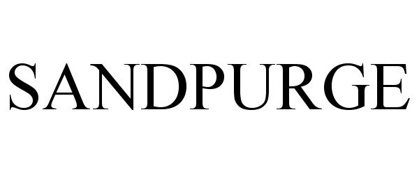 Trademark Logo SANDPURGE
