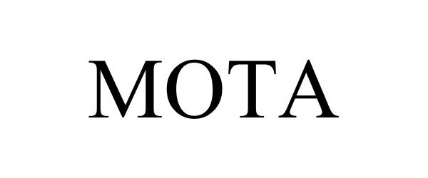 Trademark Logo MOTA