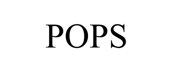 Trademark Logo POPS
