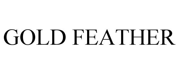 Trademark Logo GOLD FEATHER