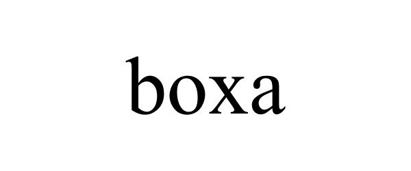 Trademark Logo BOXA