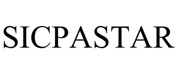 Trademark Logo SICPASTAR
