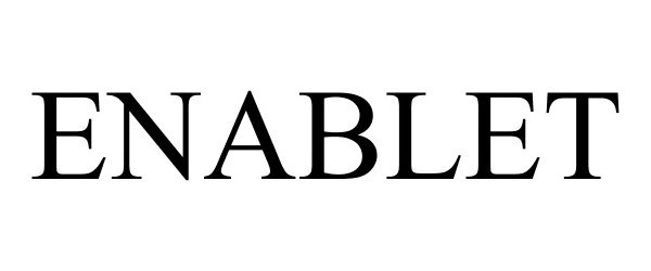 Trademark Logo ENABLET
