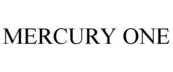 Trademark Logo MERCURY ONE