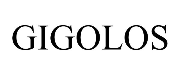 Trademark Logo GIGOLOS