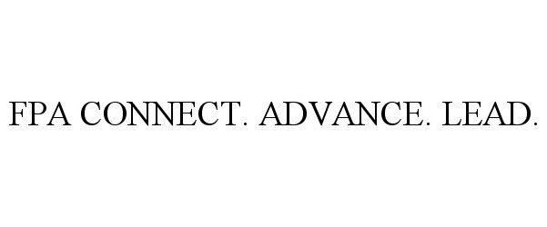  FPA CONNECT. ADVANCE. LEAD.