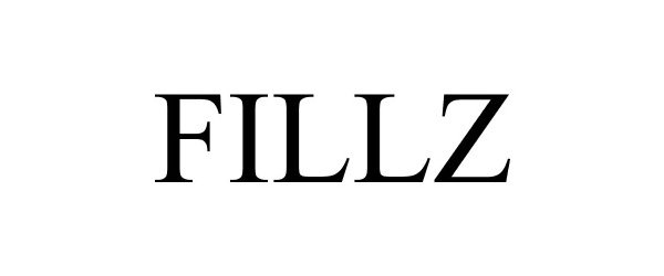 Trademark Logo FILLZ
