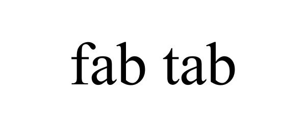 Trademark Logo FAB TAB