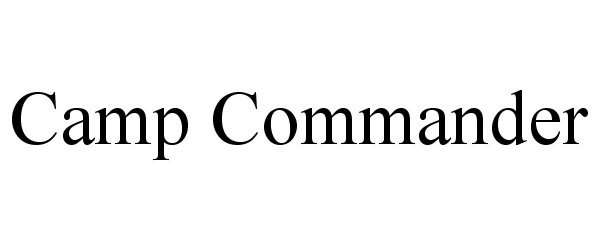  CAMP COMMANDER