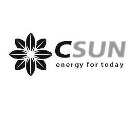 Trademark Logo CSUN ENERGY FOR TODAY