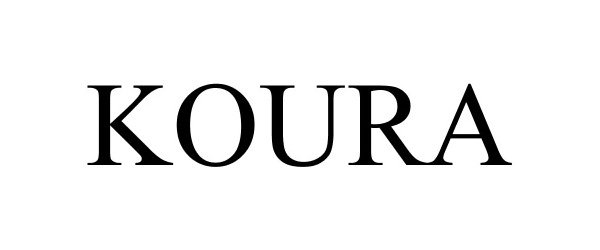 Trademark Logo KOURA