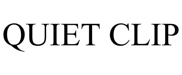 Trademark Logo QUIET CLIP