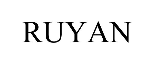 Trademark Logo RUYAN