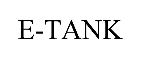 Trademark Logo E-TANK