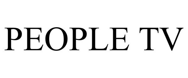 Trademark Logo PEOPLE TV