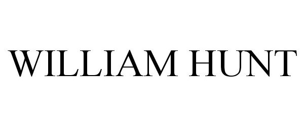 Trademark Logo WILLIAM HUNT
