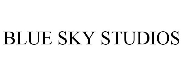  BLUE SKY STUDIOS