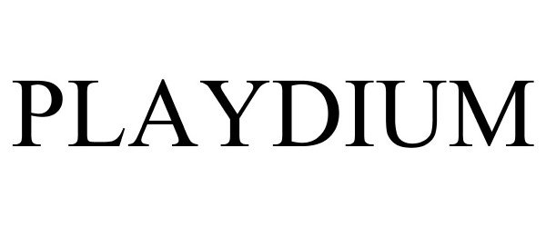 Trademark Logo PLAYDIUM