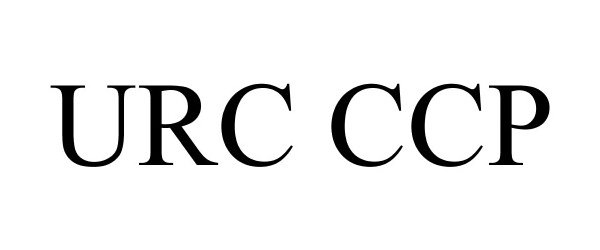 Trademark Logo URC CCP