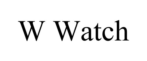 Trademark Logo W WATCH