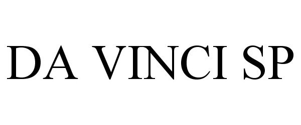 Trademark Logo DA VINCI SP