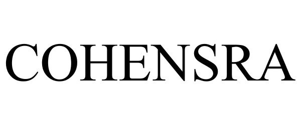 Trademark Logo COHENSRA