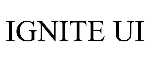 Trademark Logo IGNITE UI
